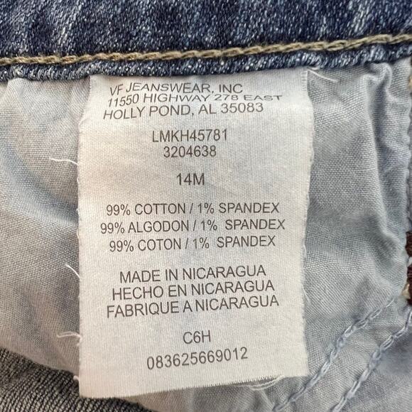 Lee Just Below the Waist Womens Denim Pedal Pushers Size 14M Blue Medium Wash - Picture 6 of 7